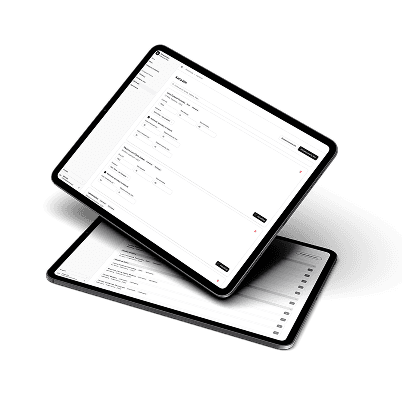 WineConnect dashboard on tablet